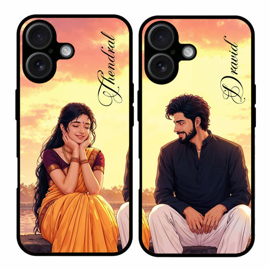 Couple Mobile Covers – Available for All Models! (HeartSync 17 Perfecto Calligraphy)