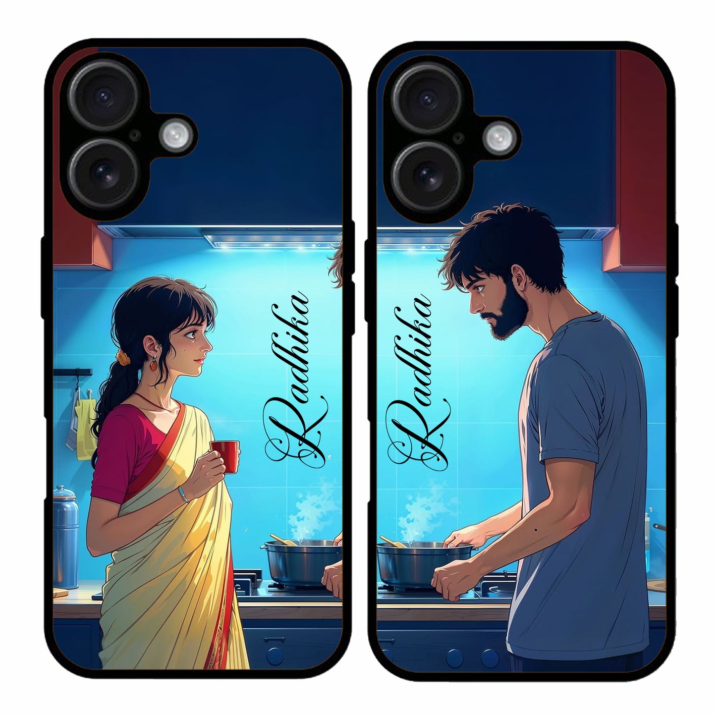 Couple Mobile Covers – Available for All Models! (TwoGether Skins 18 Perfecto Calligraphy)