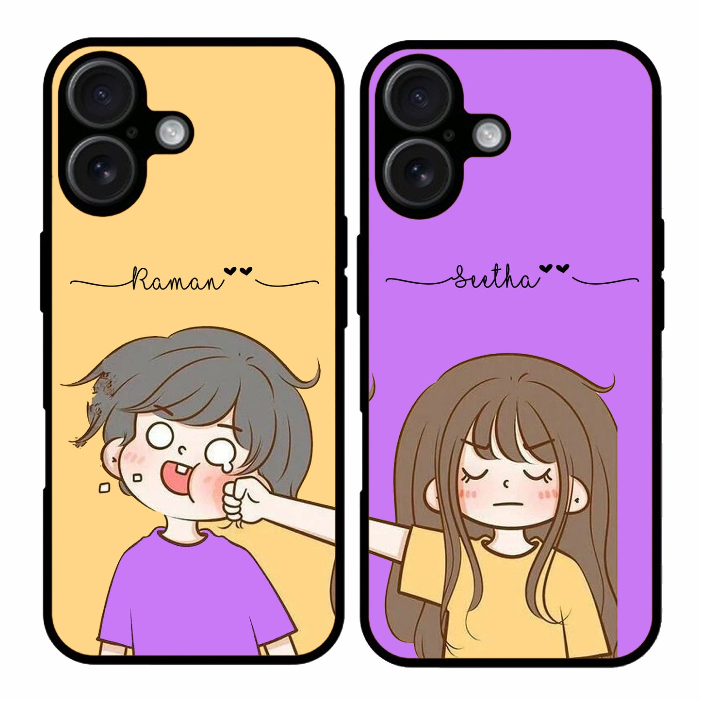 Couple Mobile Covers – Available for All Models! (Together Forever 06 I Love Glitter)