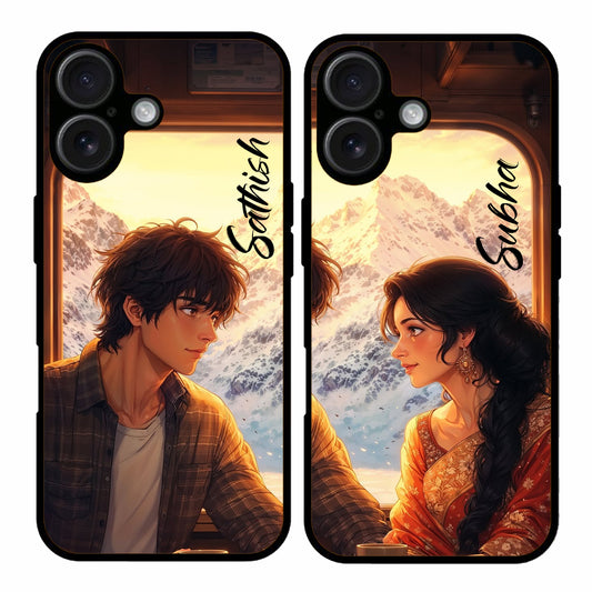 Couple Mobile Covers – Available for All Models! (YouNMe Cases 20 Eagle Horizon)