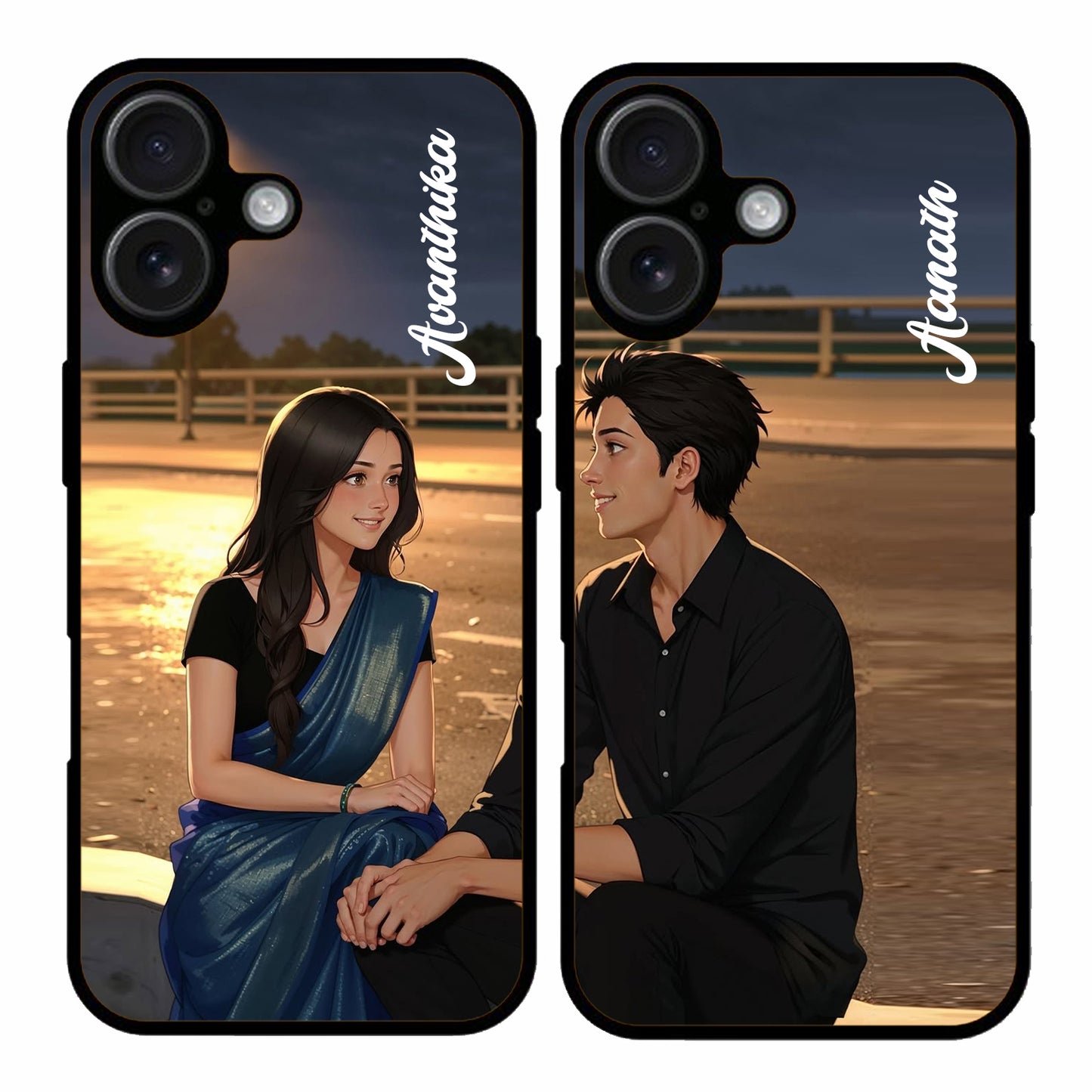 Couple Mobile Covers – Available for All Models! (His&Hers Covers 23 Camelia)