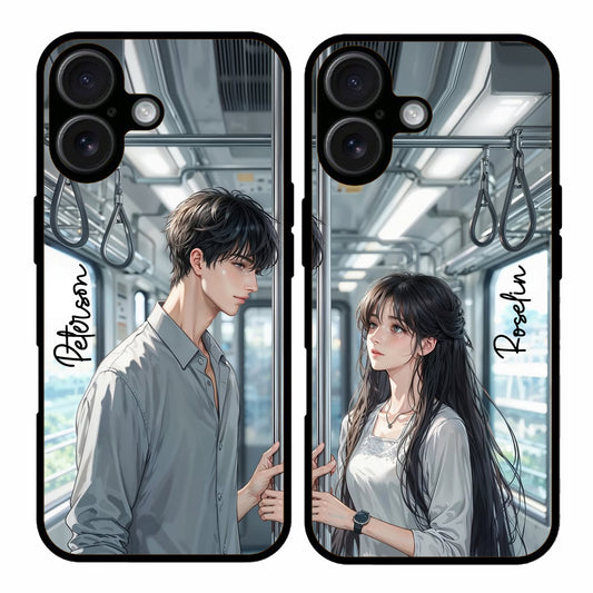 Couple Mobile Covers – Available for All Models! (HugMe Cases 25 Clatterson)