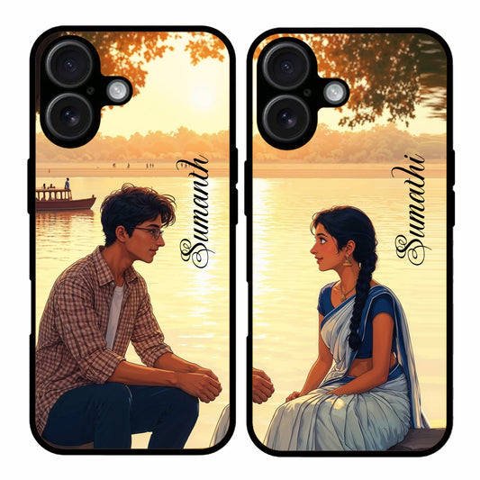 Couple Mobile Covers – Available for All Models! (ClassiCouple 34 Mistletoe Magic)