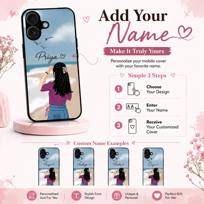 Floral Princess Personalized Mobile Case - Available for All Mobile Models! 30