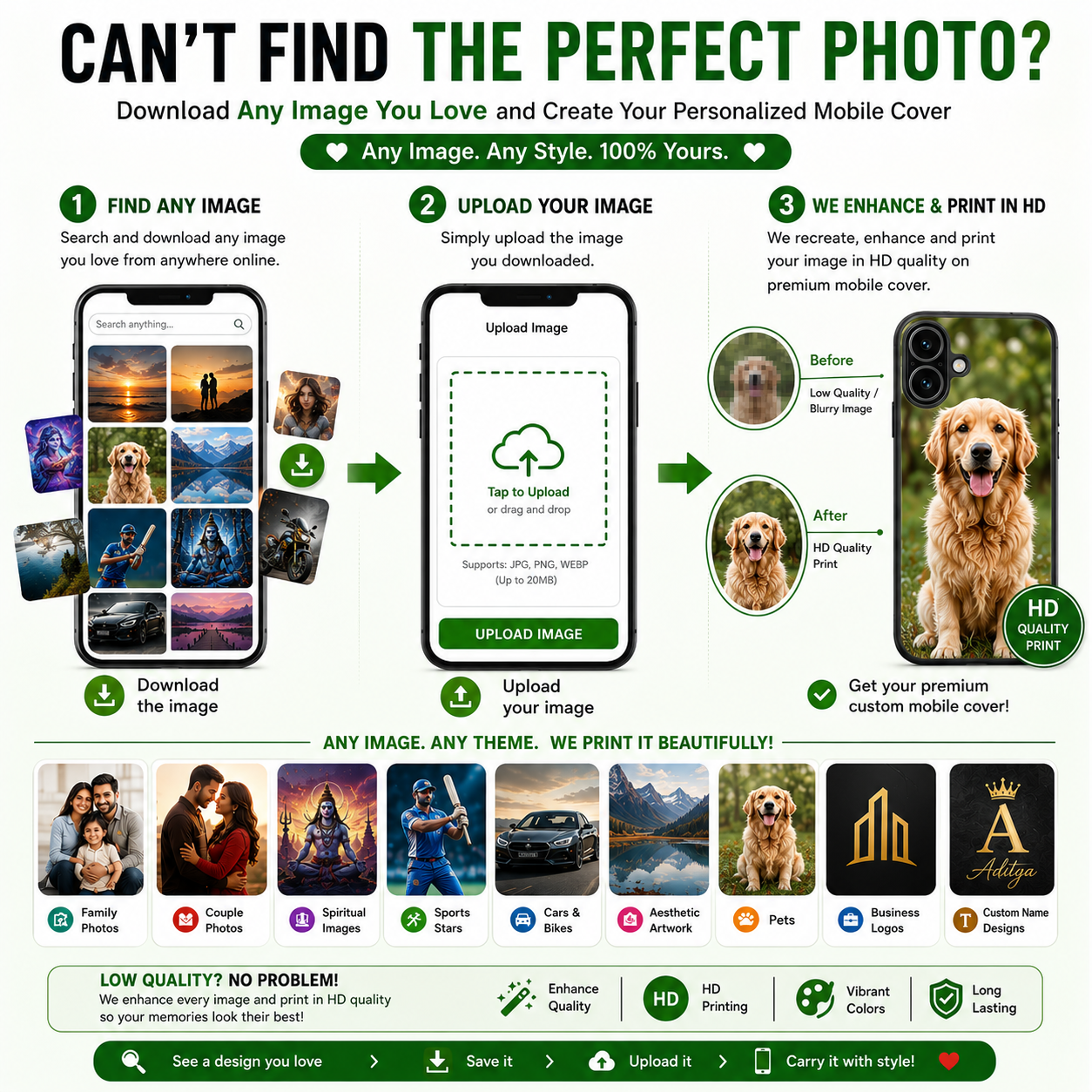 Design Your Own Mobile Cover - Available for All Mobile Models !