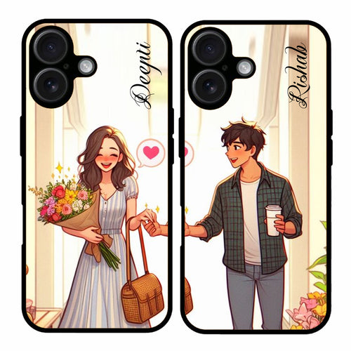 Couple Mobile Covers – Available for All Models! (Dilwale Cases 56 Mistletoe Magic)