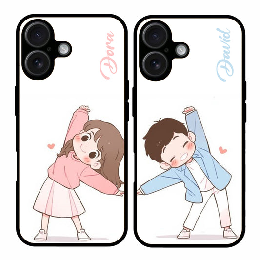 Couple Mobile Covers – Available for All Models! (FitTogether 58 The Golden Elephant)