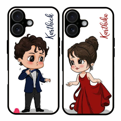 Couple Mobile Covers – Available for All Models! (Half2Whole 62 Quindella)