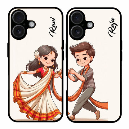 Couple Mobile Covers – Available for All Models! (LoveGift Covers 68 The Golden Elephant)