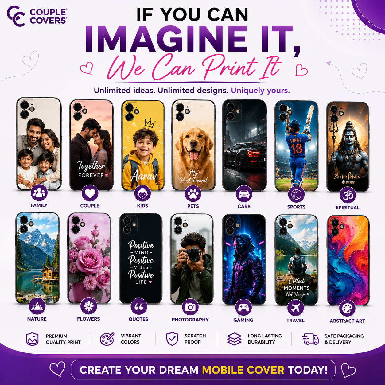 Design Your Own Mobile Cover - Available for All Mobile Models !