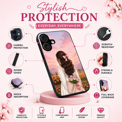 Floral Princess Personalized Mobile Case - Available for All Mobile Models! 30