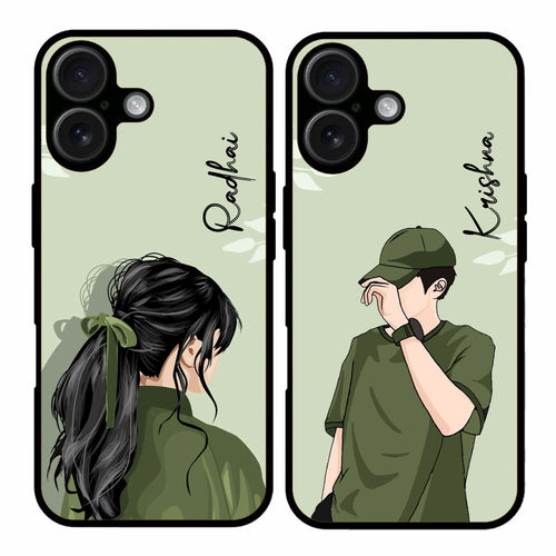 Personalized Couple Mobile Cover with Custom Names – Available for All Models! 8