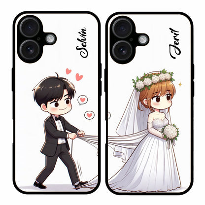 Couple Mobile Covers – Available for All Models! (CupcakeCovers 98 The Golden Elephant)