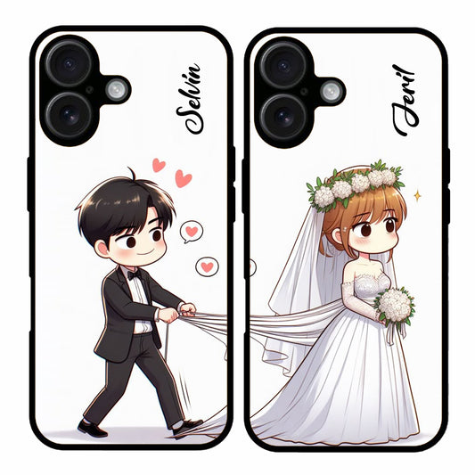 Couple Mobile Covers – Available for All Models! (CupcakeCovers 98 The Golden Elephant)