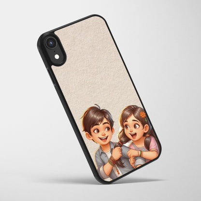 Brother & Sister Custom Name Mobile Cover – Perfect Sibling Gift | Available for All Mobile Models!