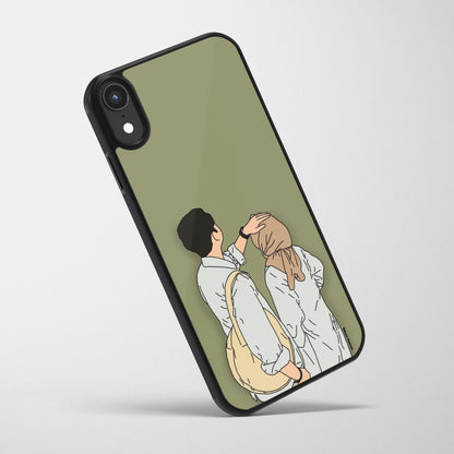 Cute Brother & Sister Name Printed Phone Cover | Available for All Mobile Models!