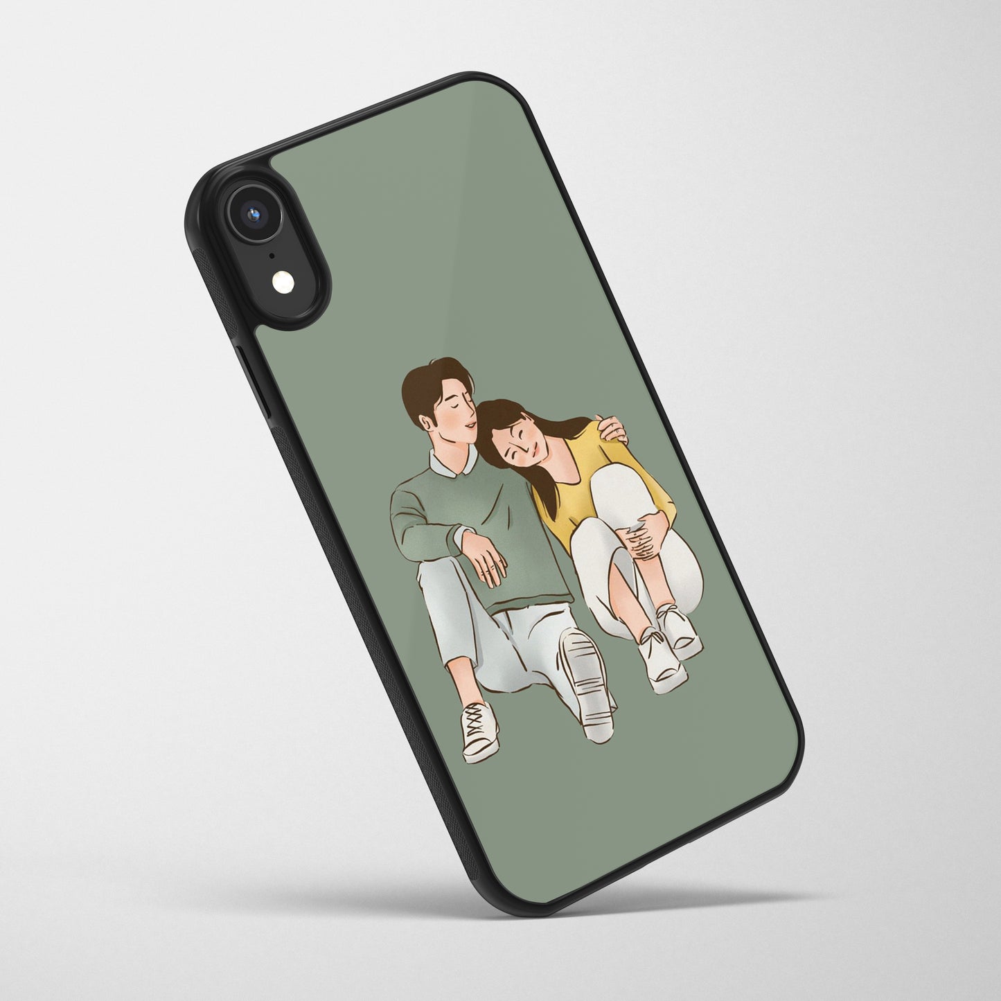 Celebrate Your Bond – Custom Name Couple Art Cover | Available for all Mobile Models!