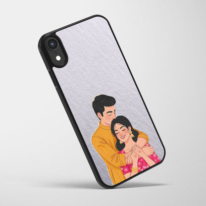 One Cover, Two Hearts – Add Your Names Now | Available for all Mobile Models!