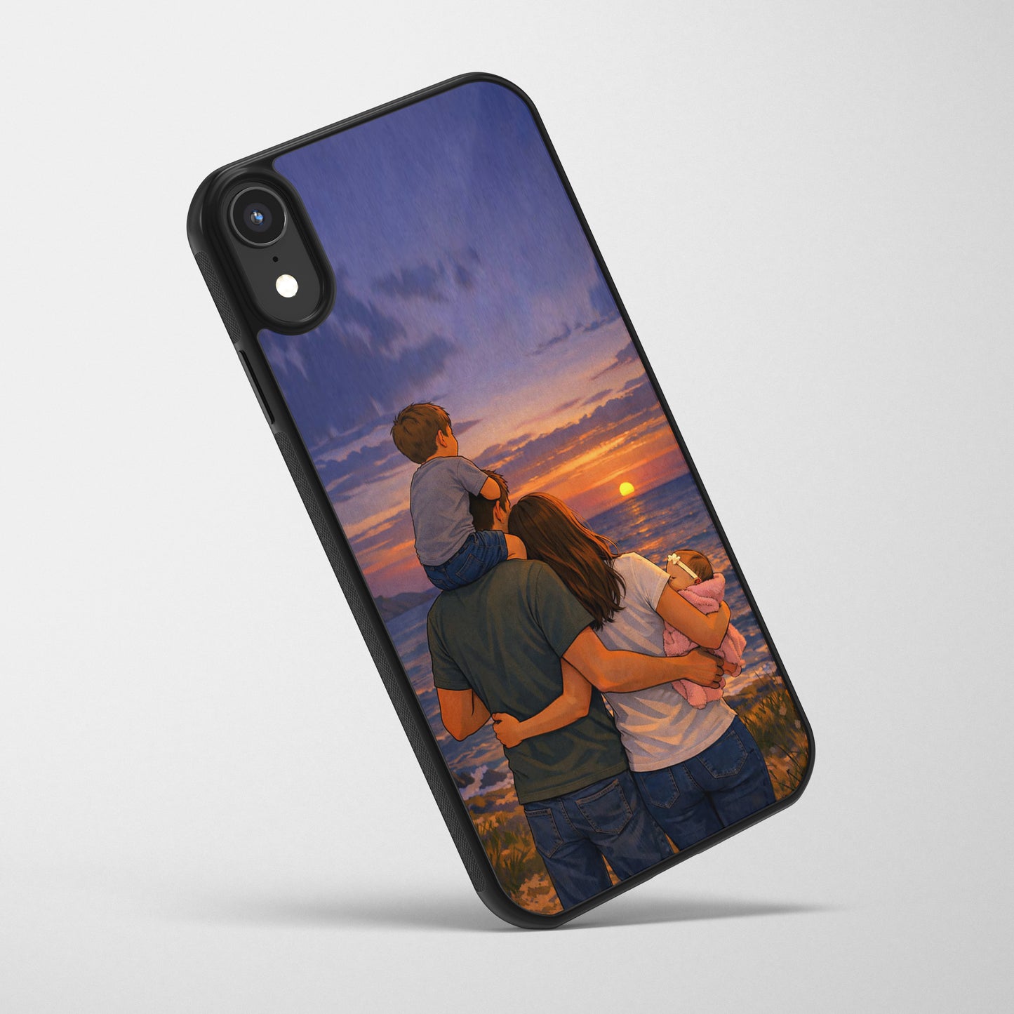 Beautiful Family Moments – Custom Name Cover | Available for all Mobile Models!