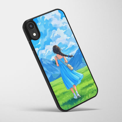 Cute Girly Art Custom Name Mobile Cover - Available for All Mobile Models!