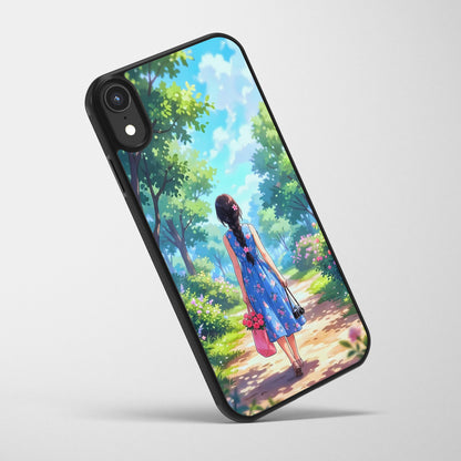 Elegant Girl Art Personalized Case - Available for All Mobile Models!
