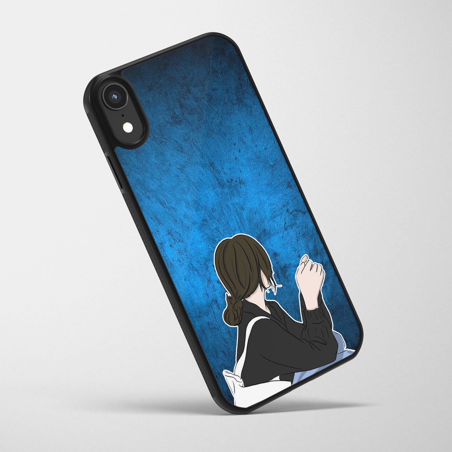Cute Flower Girl Custom Name Cover - Available for All Mobile Models!
