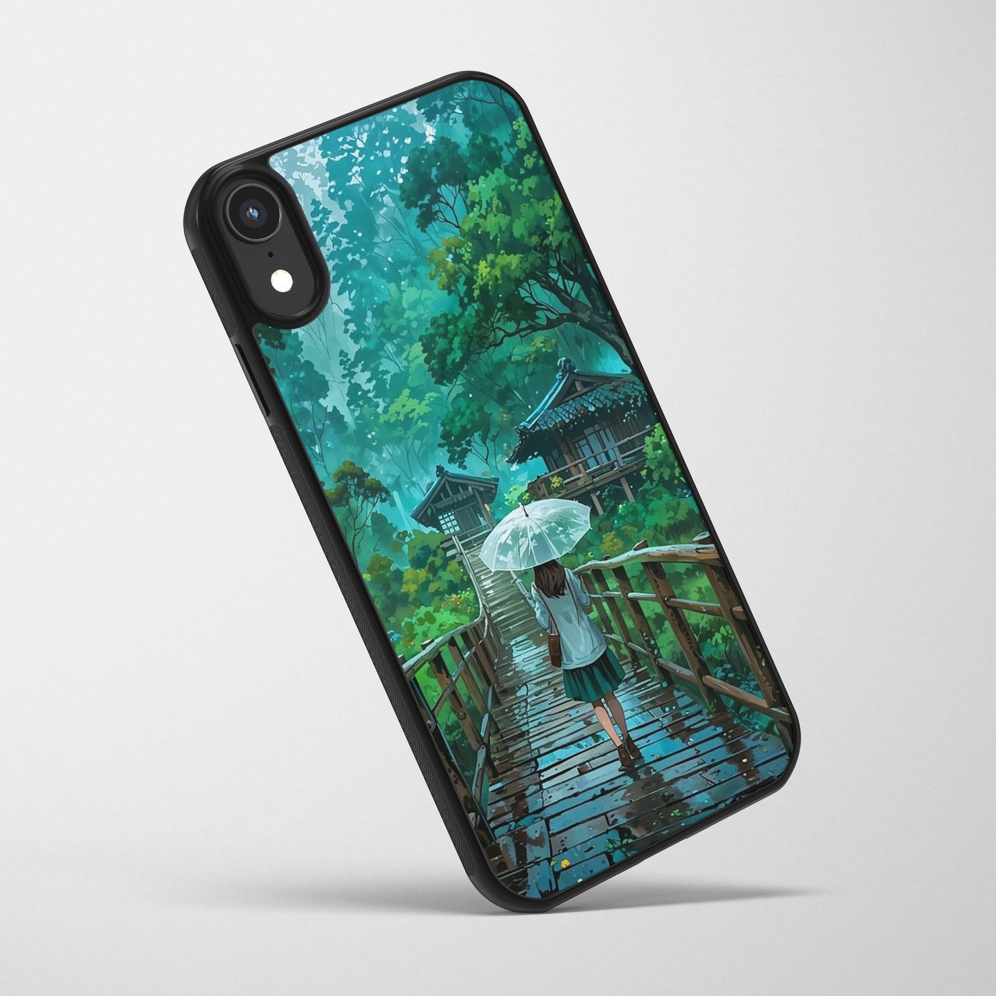Lovely Floral Custom Name Mobile Cover - Available for All Mobile Models!