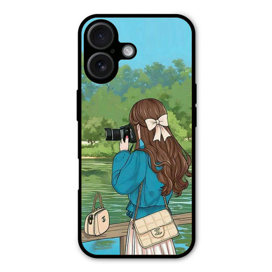 Elegant Girl Art Personalized Case - Available for All Mobile Models!