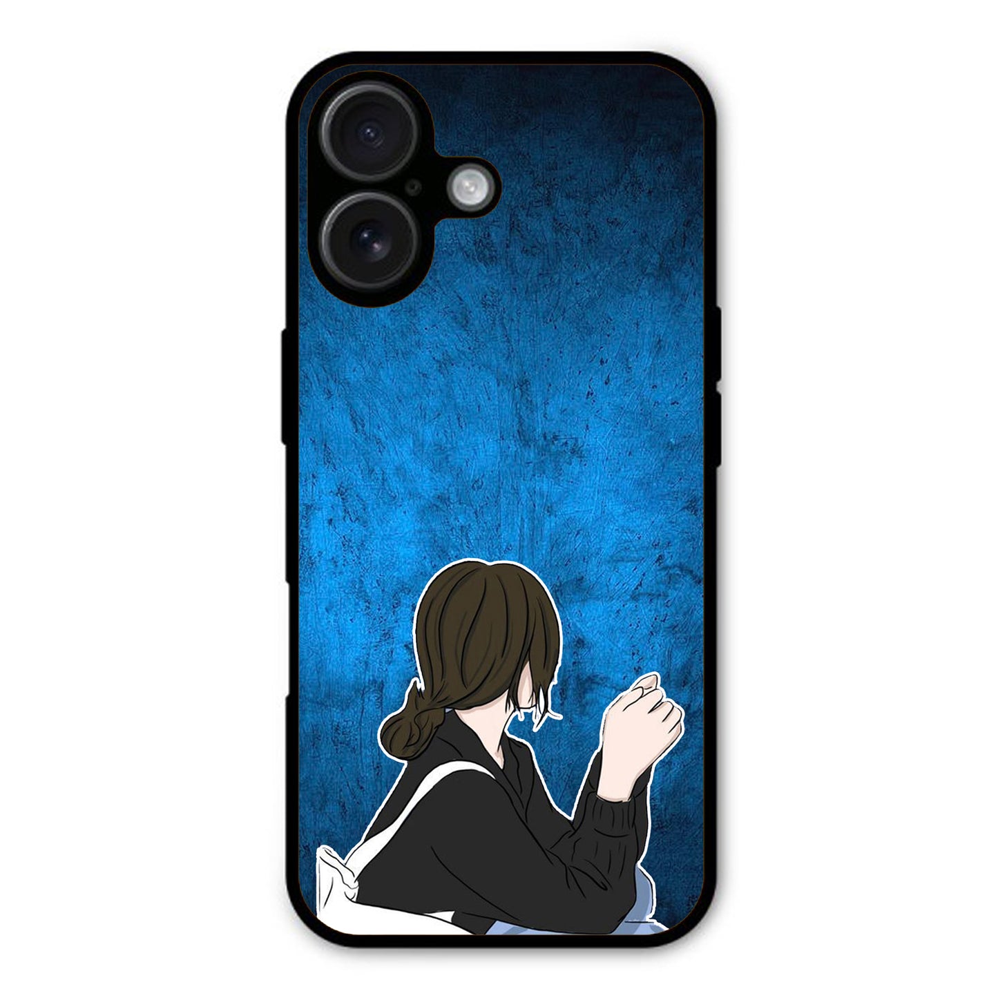 Cute Flower Girl Custom Name Cover - Available for All Mobile Models!