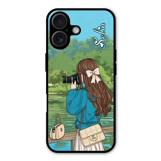 Elegant Girl Art Personalized Case - Available for All Mobile Models! 15
