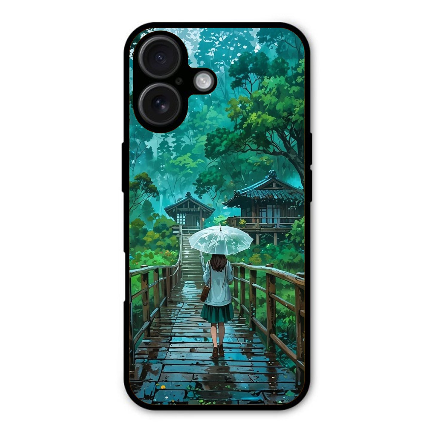 Lovely Floral Custom Name Mobile Cover - Available for All Mobile Models!