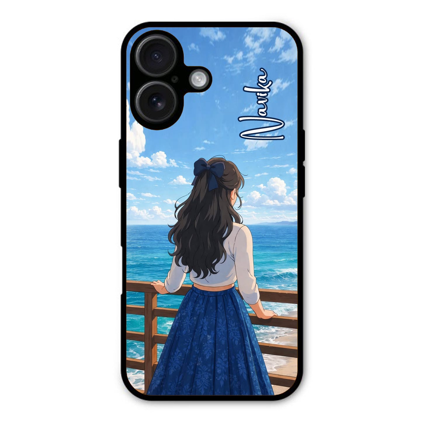 Elegant Girl Art Personalized Case - Available for All Mobile Models! 18