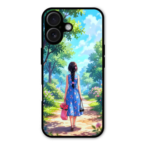Elegant Girl Art Personalized Case - Available for All Mobile Models!