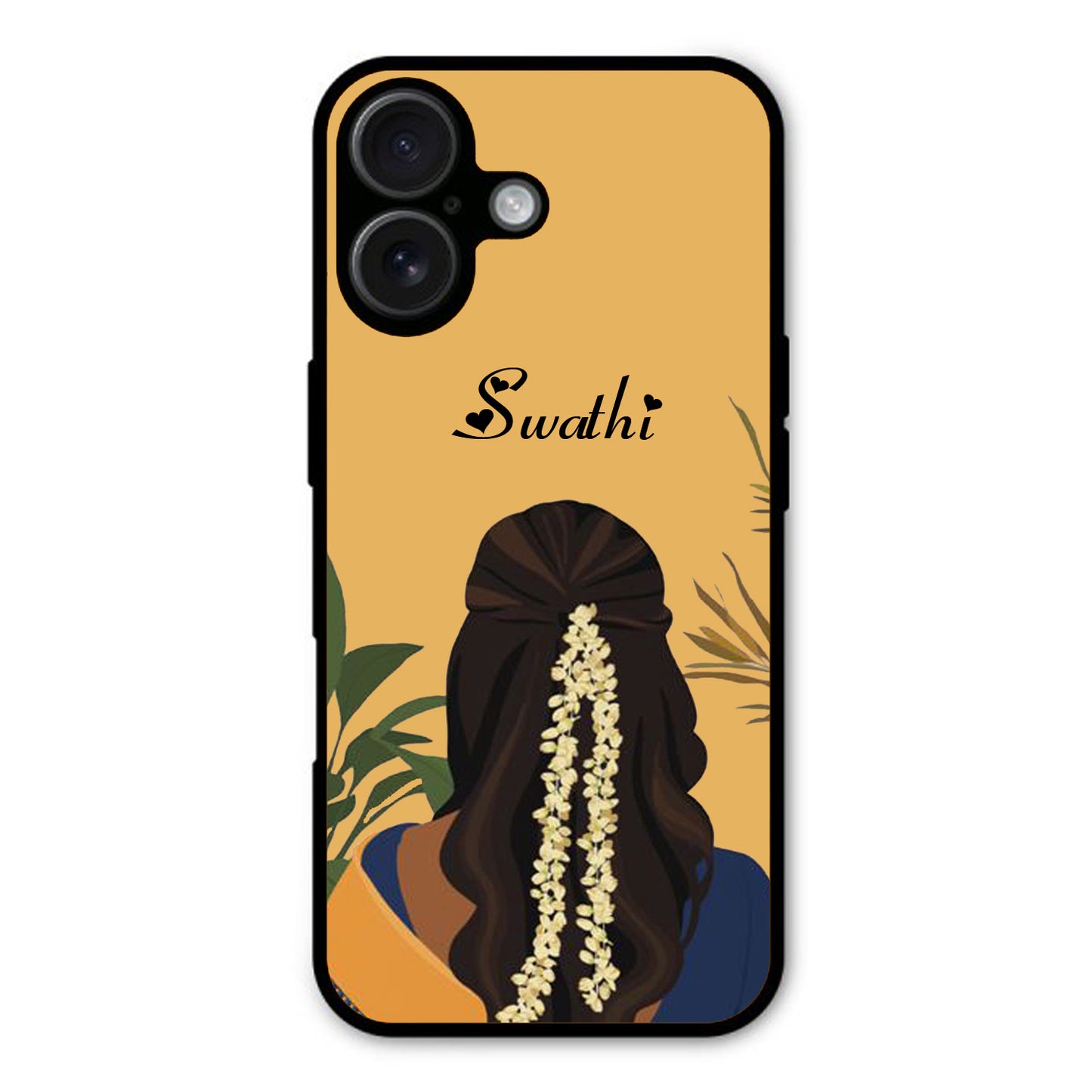 Girly Floral Name Printed Phone Case - Available for All Mobile Models! 9