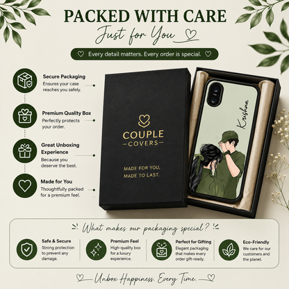 Personalized Couple Mobile Cover with Custom Names – Available for All Models! 36