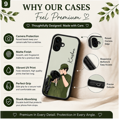 Personalized Couple Mobile Cover with Custom Names – Available for All Models! 36